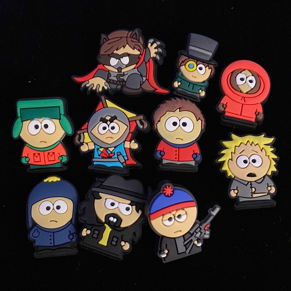 10 Pc Croc South Park charms